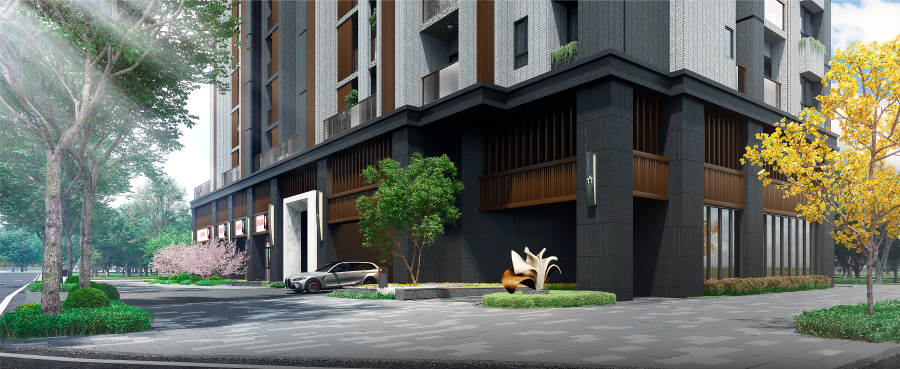 外觀街景3D示意