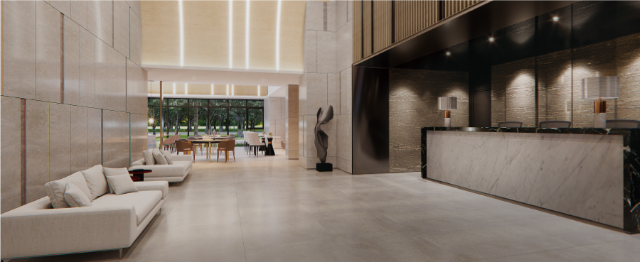 櫻花迎賓廳3D示意