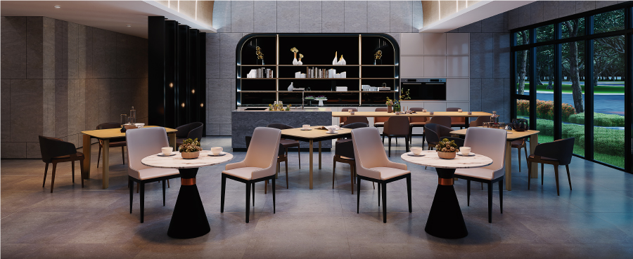 社區交誼廳3D示意